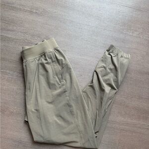 lululemon athletica tan joggers
